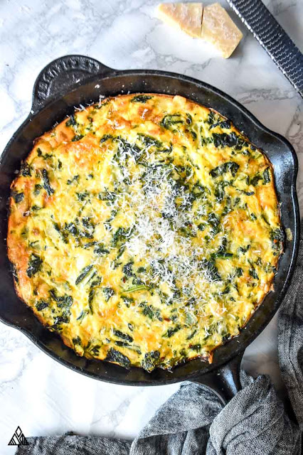 CRUSTLESS SPINACH QUICHE | FOOD AND DRINK