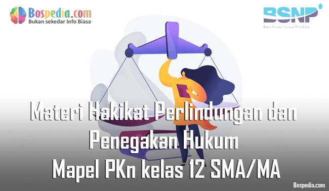 Materi Hakikat Perlindungan dan Penegakan Hukum Mapel PKn