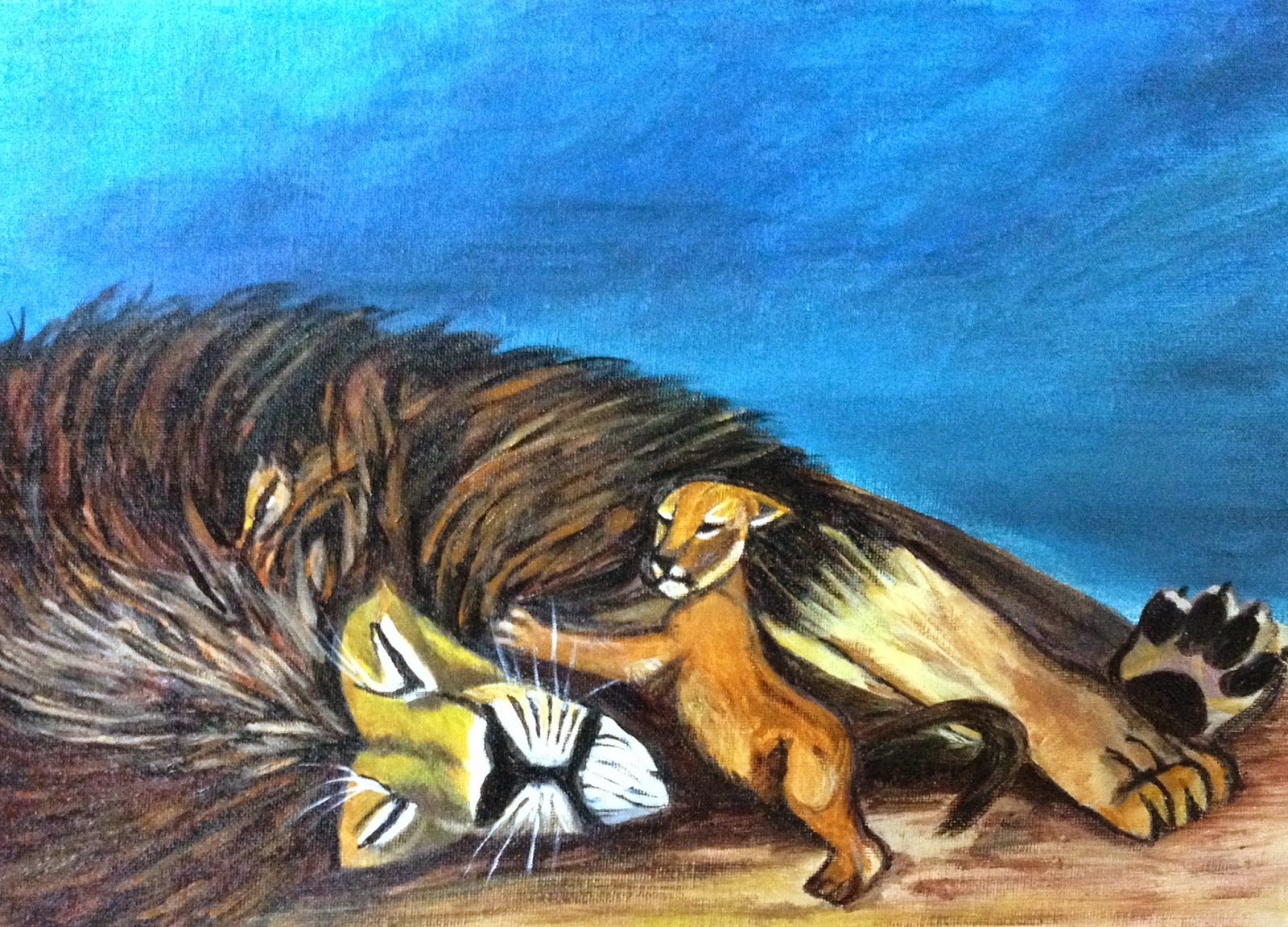 Dans La Jungle Le Lion Est Mort Ce Soir Atelier Paulsab'art: Le lion est mort ce soir