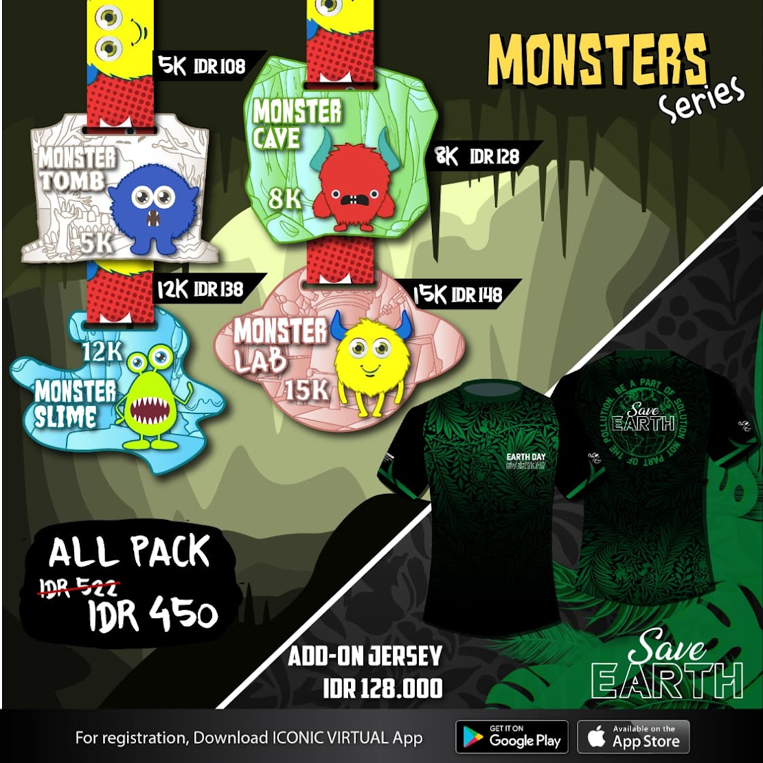 Iconic Virtual Run - Monsters Series • 2019 Iconic Virtual Run - Monsters Series • 2019