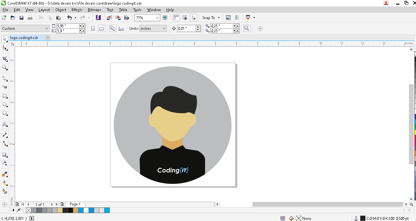 cara install corel draw x7 dengan
