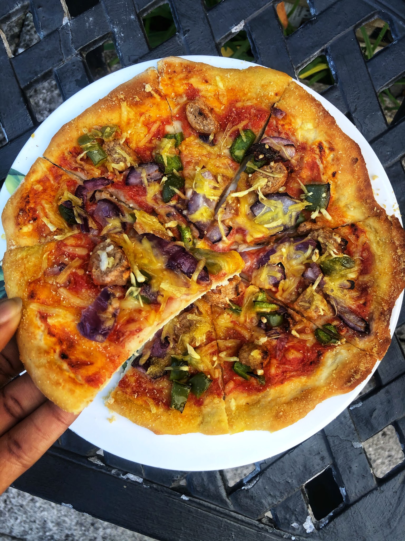 The Vegan Nigerian The Best Pizza Crust Recipe Vegan Pizza