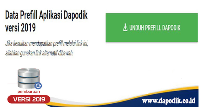 4 Langkah Sukses Unduh Prefill Dapodik (http://dapo.dikdasmen.kemdikbud.go.id)