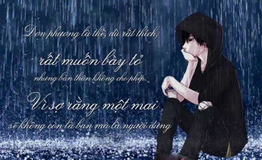 Hình ảnh buồn dưới mưa của chàng trai sợ không ai nhớ đến anh ấy