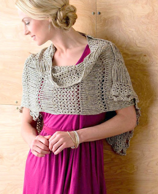 Lace shawl Crochet pattern