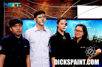 Face Painting Talk Show Net TV Jakarta