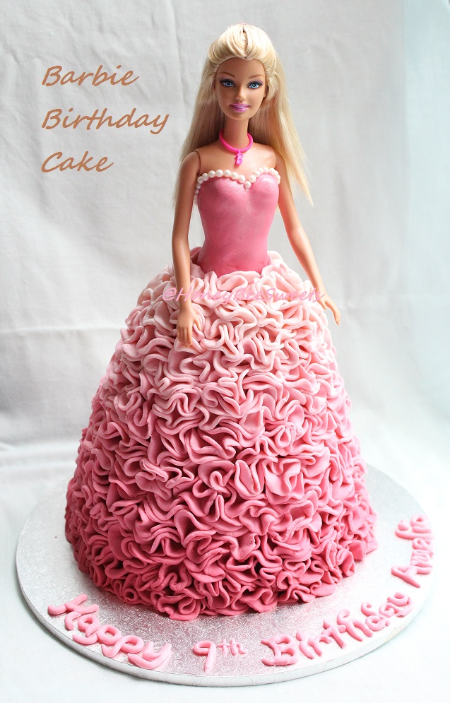 Honey Bee Sweets Barbie Birthday Cake