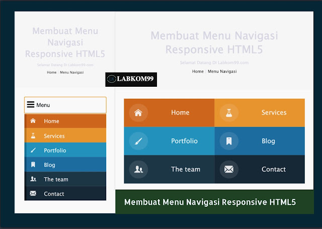 Membuat Menu Navigasi Responsive HTML5