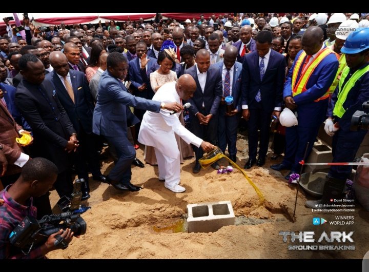 Stella Dimoko Oyedepo Lays Foundation For Church