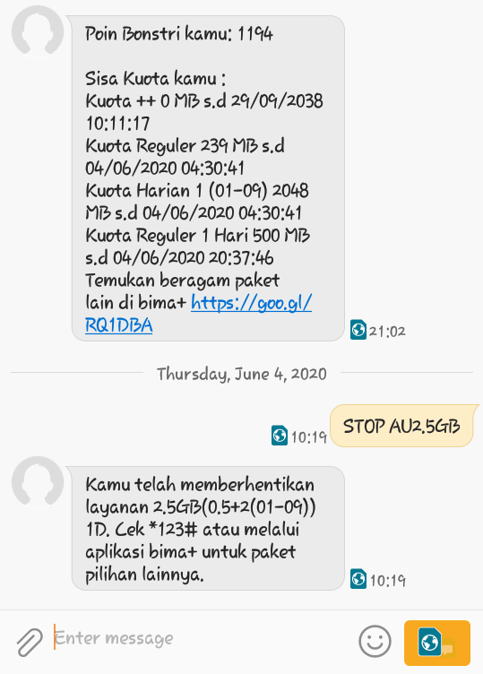 Cara Berhenti Paket 3 2.5 GB Harian, Kuota Dibagi-bagi ...