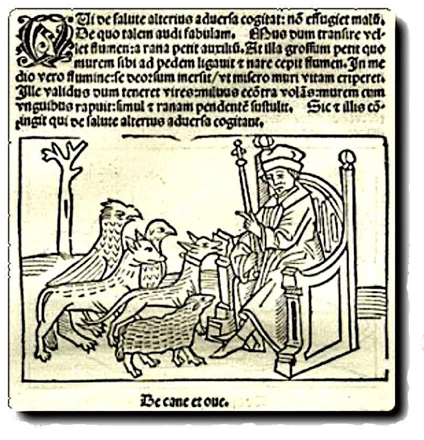 Hund und Schaf – Fabel Aesop – Verantwortung Lohn Arbeit Hund und Schaf – Fabel Aesop – Verantwortung Lohn Arbeit