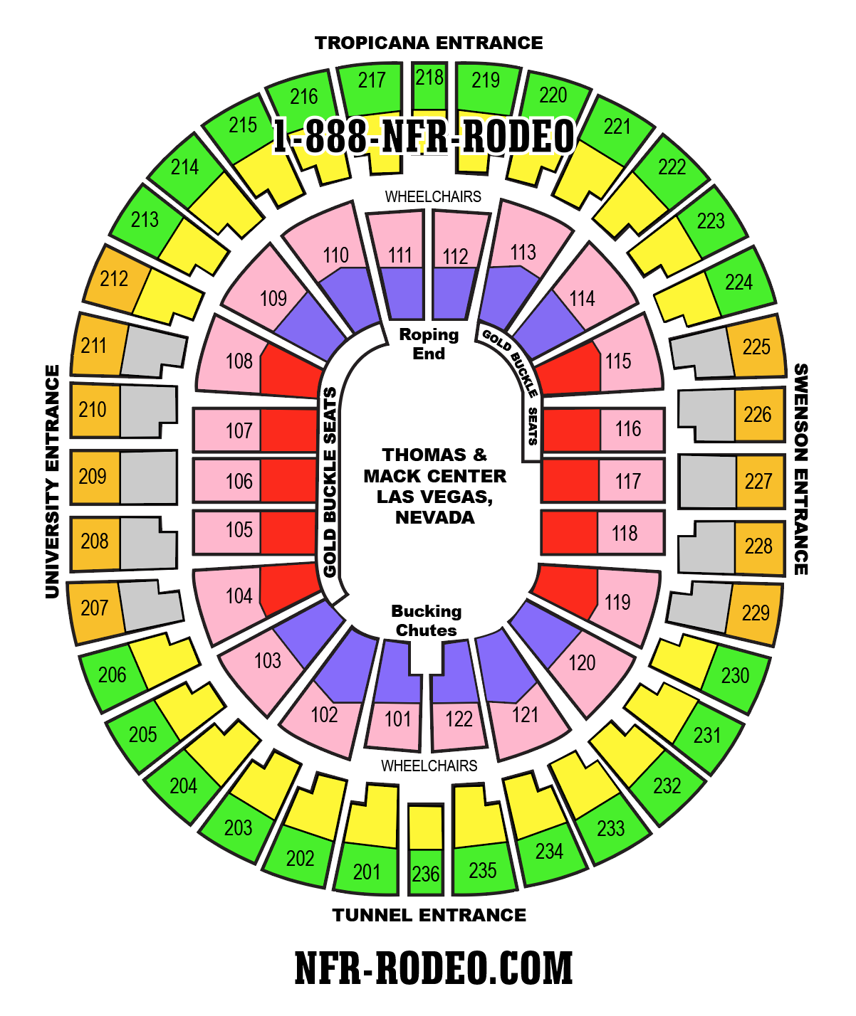 Thomas And Mack Arena Seating Chart