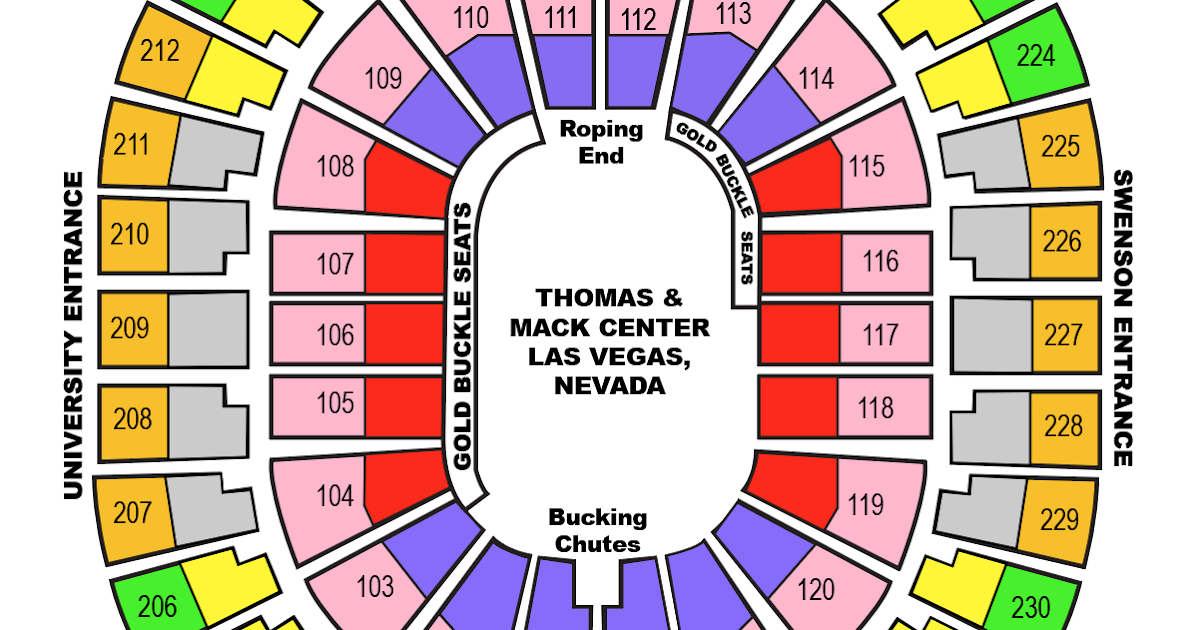 Thomas And Mack Seating Chart Nfr