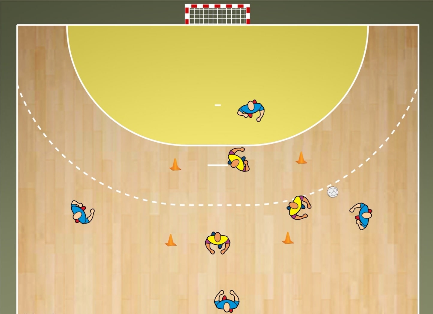 Entrenamiento de handball 20 ejercicios de DEFENSA 1c1 para balonmano