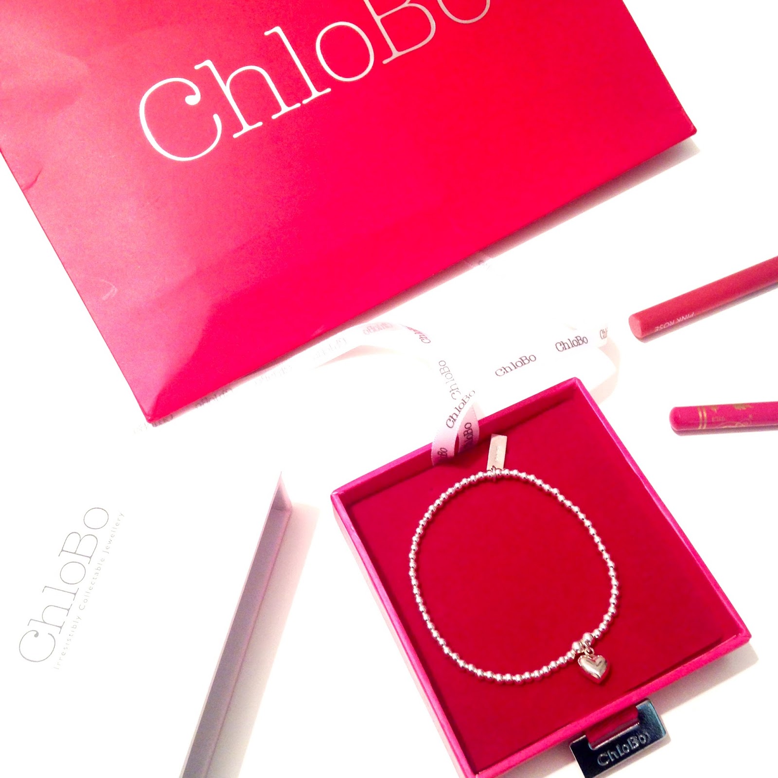 ChloBo Charm Puffed Heart Bracelet
