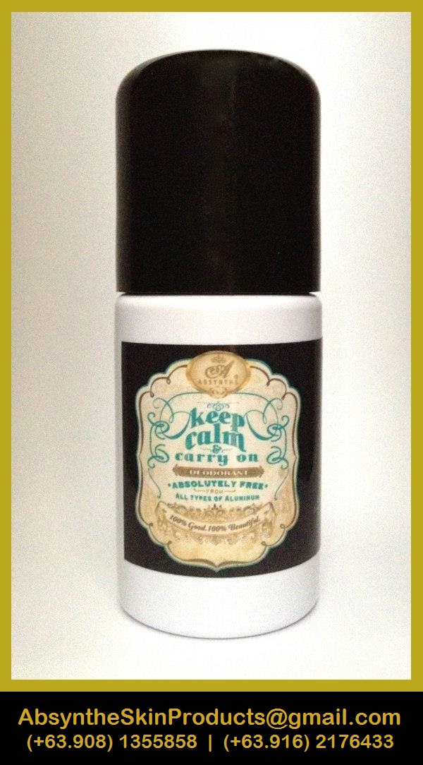 Absynthe Bath and Beauty Products Absynthe's KEEP CALM AND CARRY ON WHITENING DEODORANT