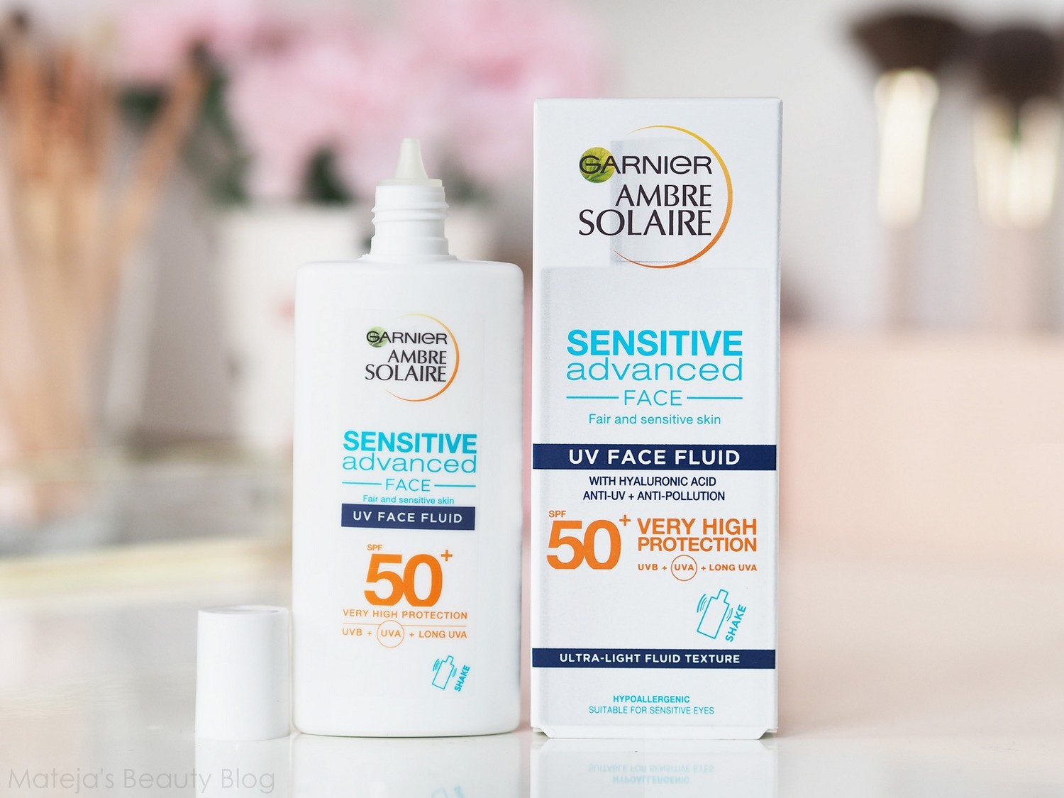 garnier face fluid spf 50