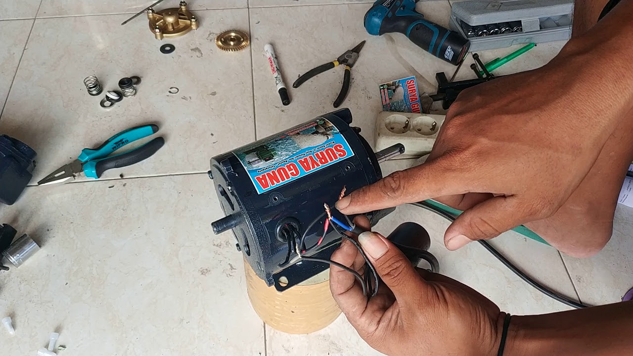 Cara Memasang (Mengganti) Kapasitor Mesin Pompa Air