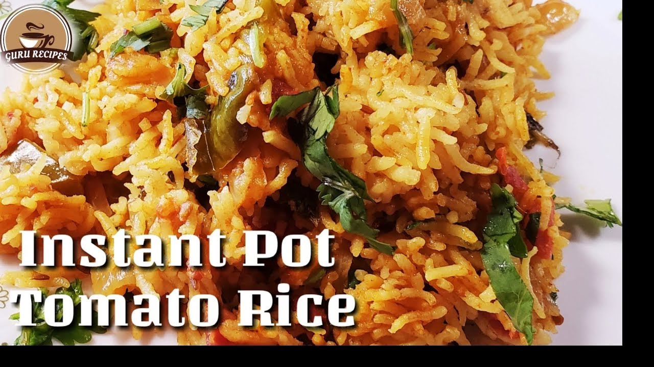 Instant Pot Tomato Rice