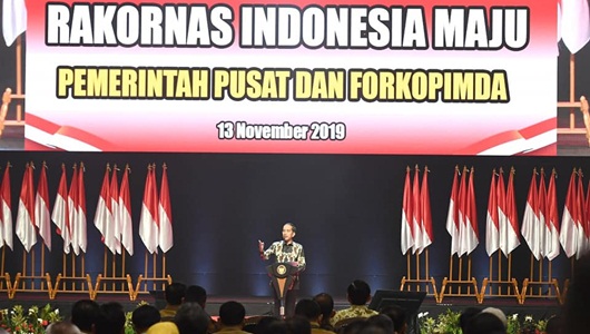 Ketika Presiden Jokowi Singgung Anggaran DKI di Rakornas Forkopimda 