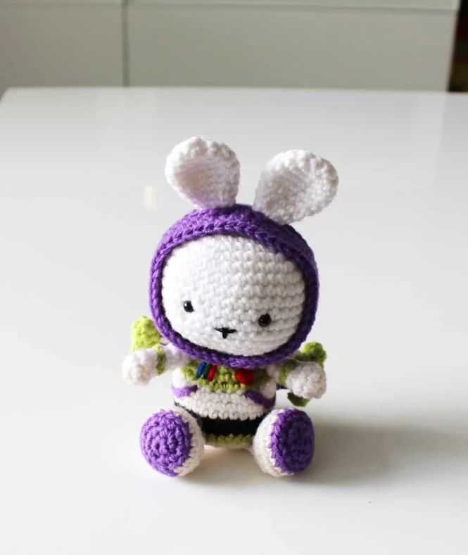 Buzz Lightyear Bunny Amigurumi FREE Crochet Pattern