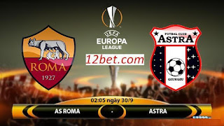 Chọn kèo hôm nay AS Roma vs Astra Giurgiu (02h05 ngày 30/9) Roma1