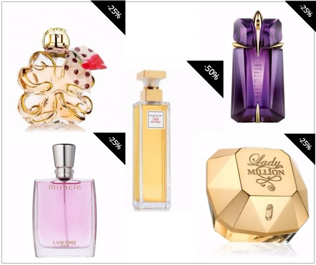 Perfumes com desconto de 25% a 50% na Glamourosa!