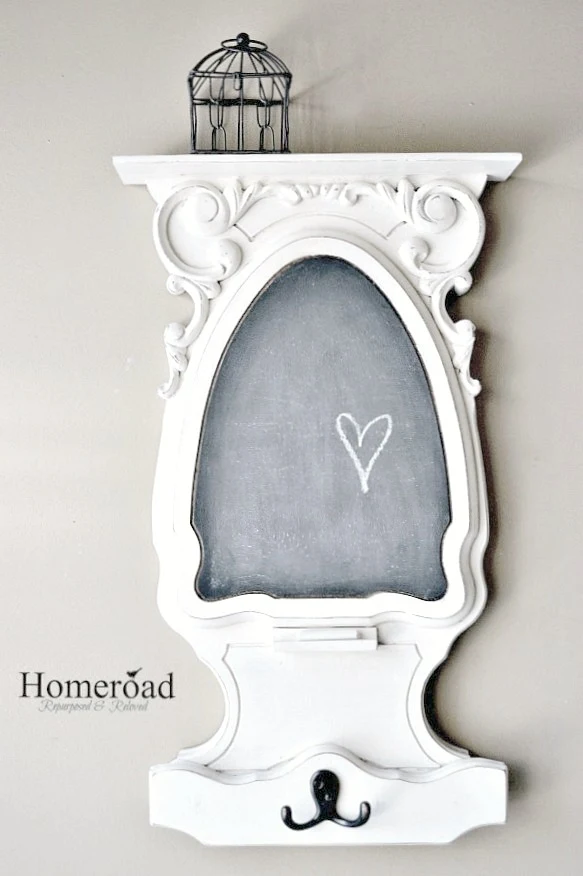 chalkboard with white trim