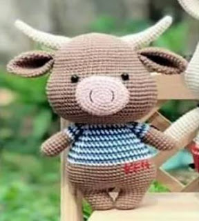 PATRON GRATIS BUFALO AMIGURUMI 45665