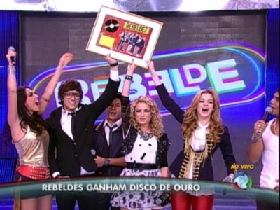 Rebelde Record ganha disco de ouro