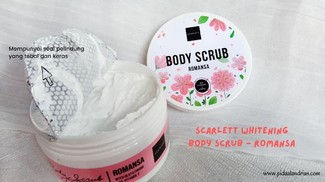 Body scrub Scarlett whitening Romansa