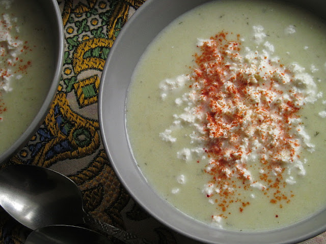 Суп-пюре из лука порея по-турецки (Pırasa çorbası)