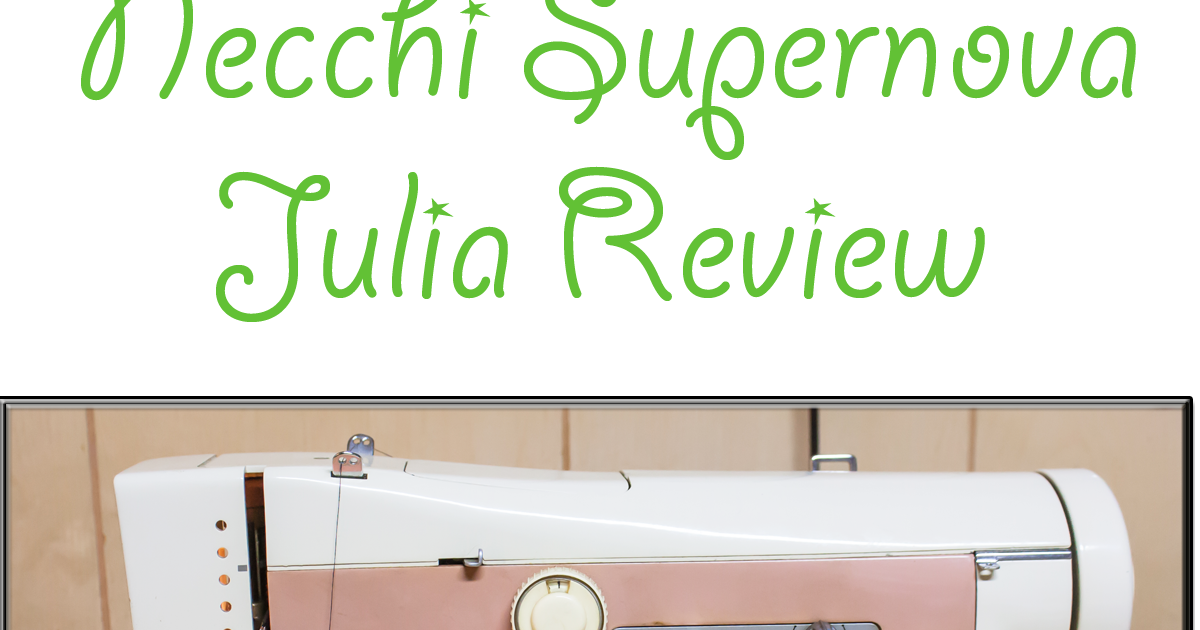 Necchi Supernova Julia Demo and Review The Quilting Room with Mel