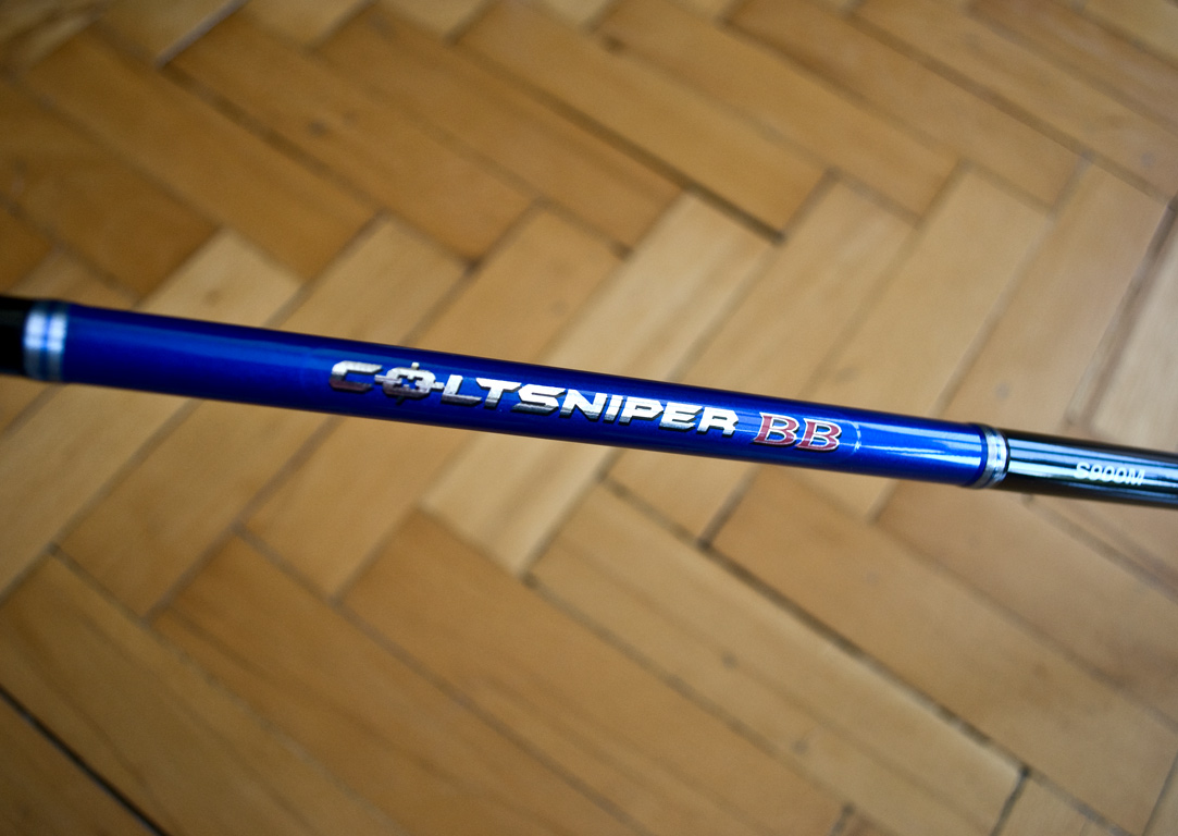 RC fishing: Shimano Coltsniper BB S900M. More photos and rod curve