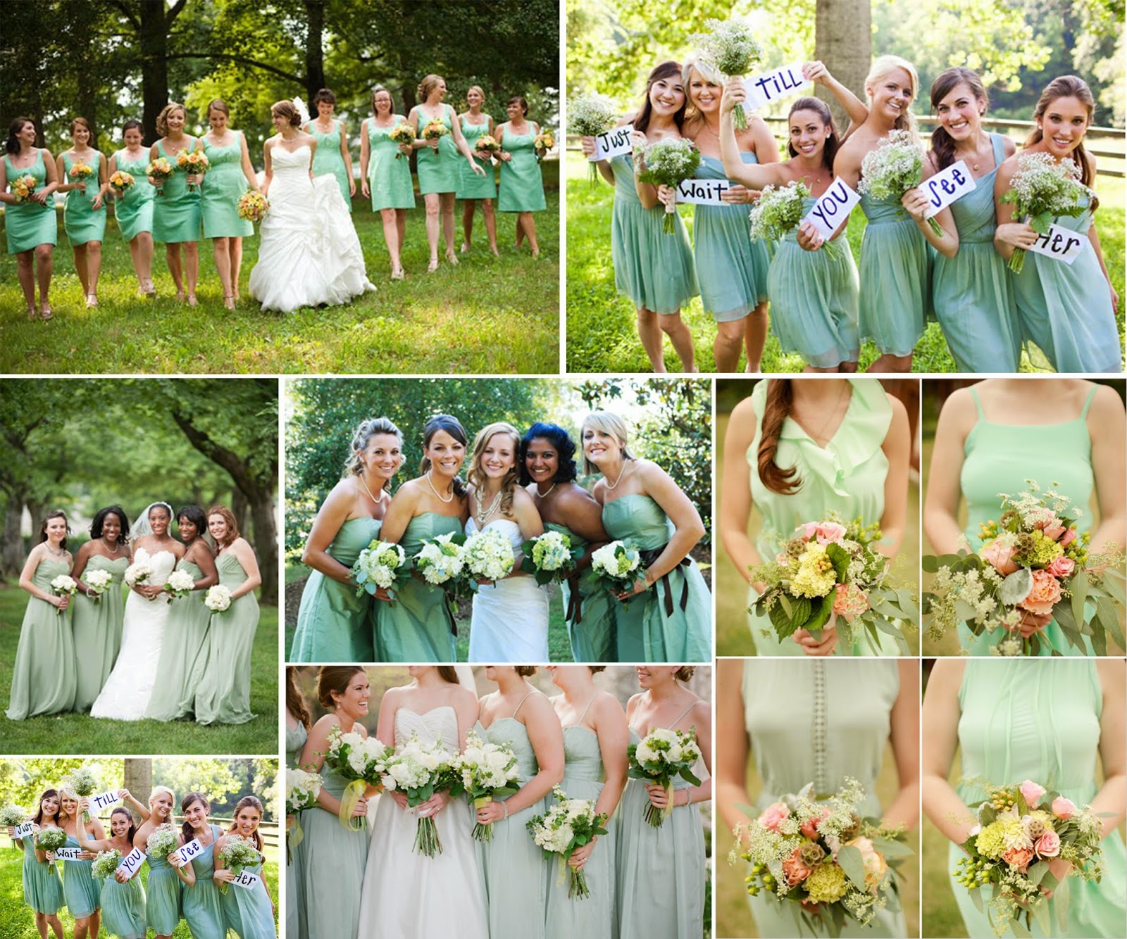 prom dress Inspiring mint green wedding ideas