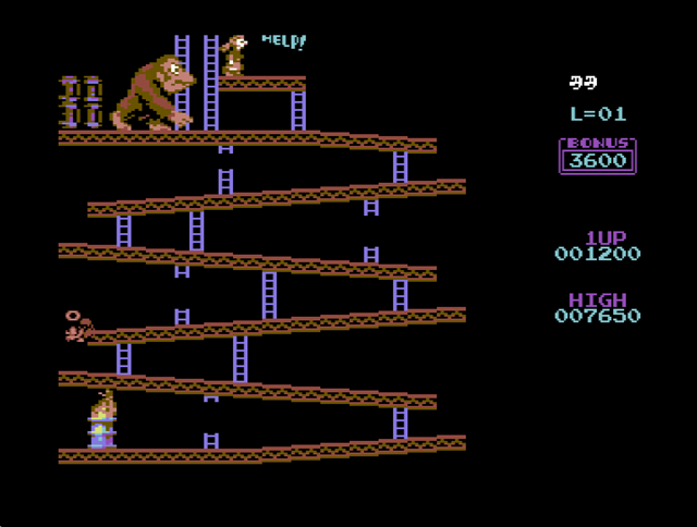 Indie Retro News Donkey Kong X16 Version Jumpman Is Back On The C64