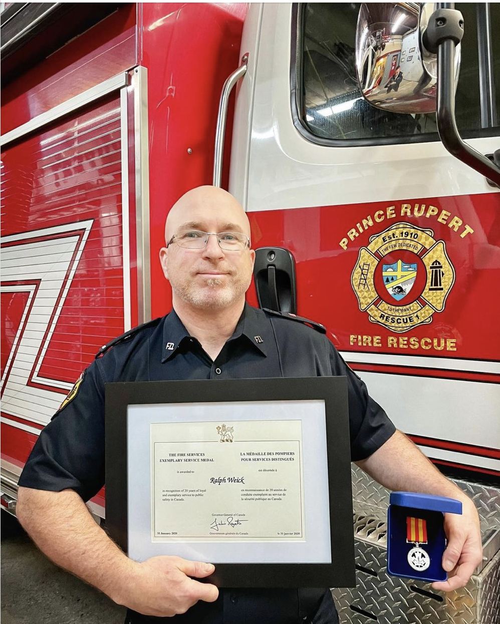 North Coast Review Prince Rupert Fire/Rescue celebrates firefighter