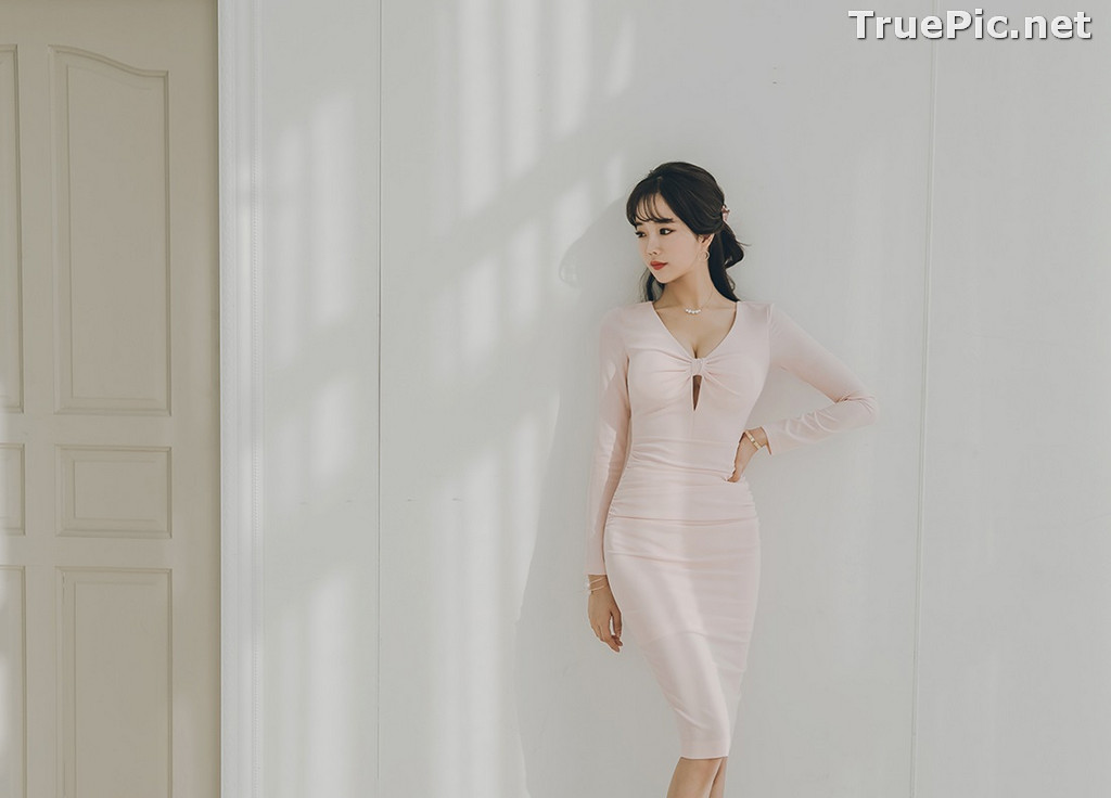 Image Korean Fashion Model - Kang Eun Wook - Slim Fit Bodycon Dress - TruePic.net - Picture-28