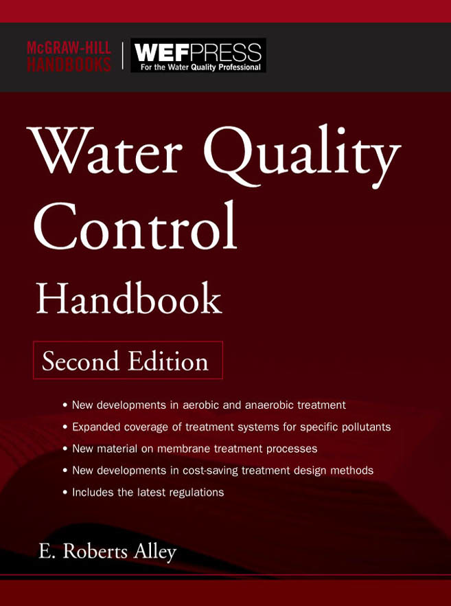 Water Quality Control Handbook Engineering Books