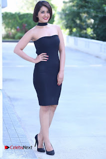 Actress Raashi Khanna Latest Pictures in Black Short Dress  0008