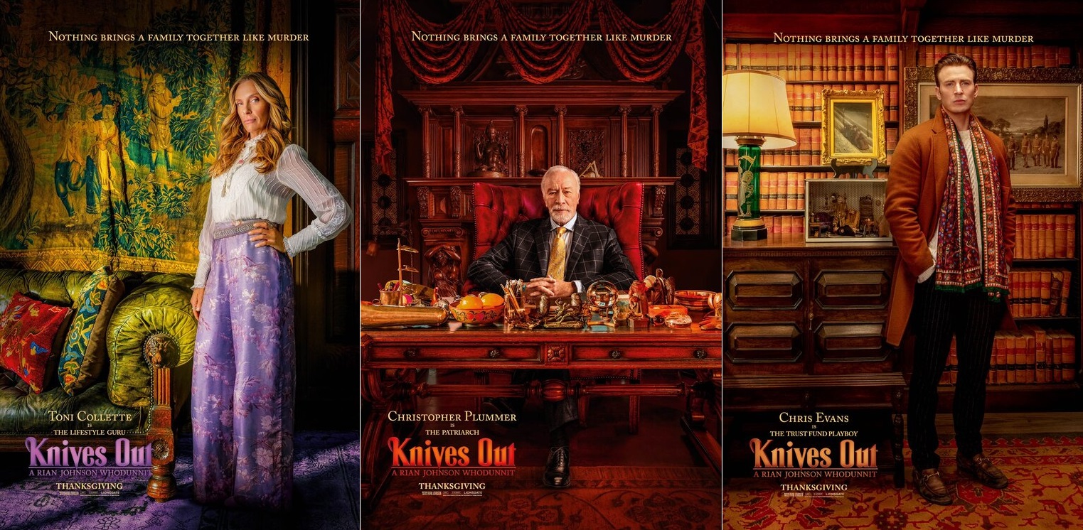 HOLLYWOOD SPY KNIVES OUT MURDER MYSTERY TRAILER WITH CHRIS EVANS, TONI