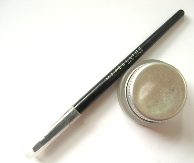 Maybelline Eye Studio Lasting Drama Gel Eyeliner in Brown & Gold : Review, Swatches and EOTD