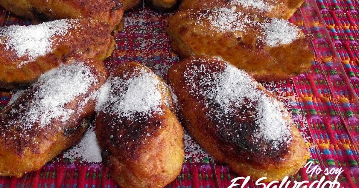 Recetas Salvadoreñas Empanadas de platano Salvadoreñas