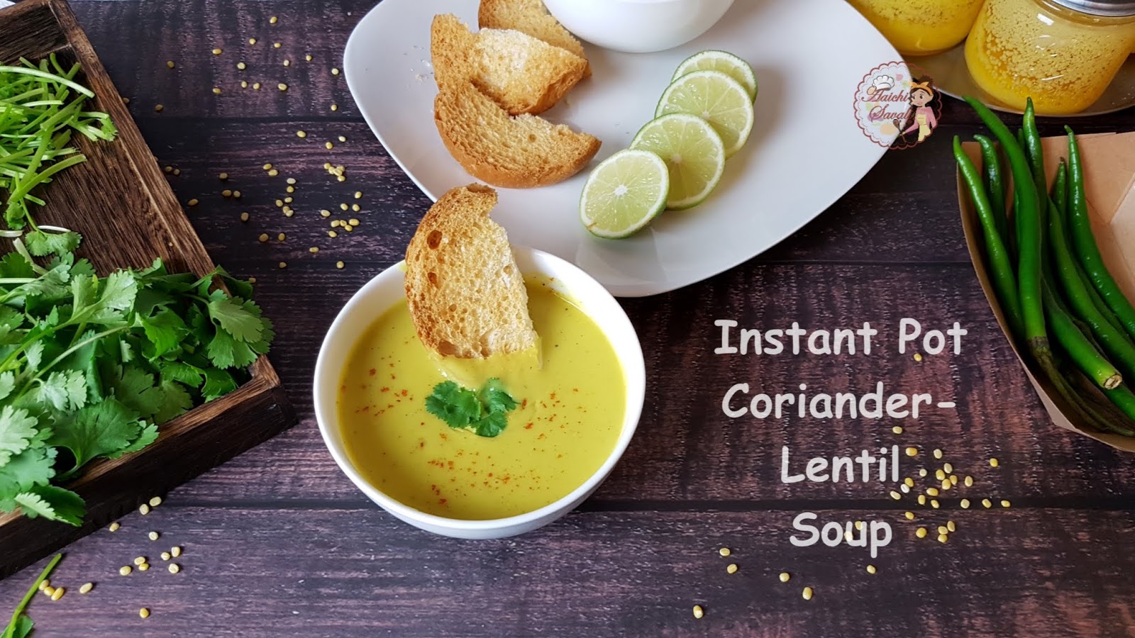 Instant Pot CorianderLentil Soup A perfect winter warmer for the