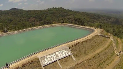 Embung Nglanggeran Indahnya Danau Buatan di Atas Bukit Gunungkidul