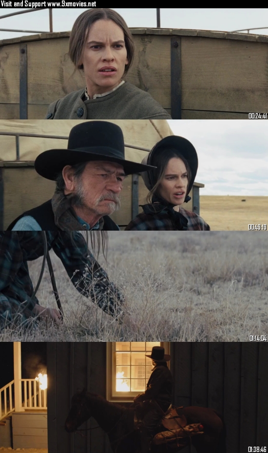 The Homesman 2014 BRRip 720p 480p Dual Audio Hindi English Full Movie Download