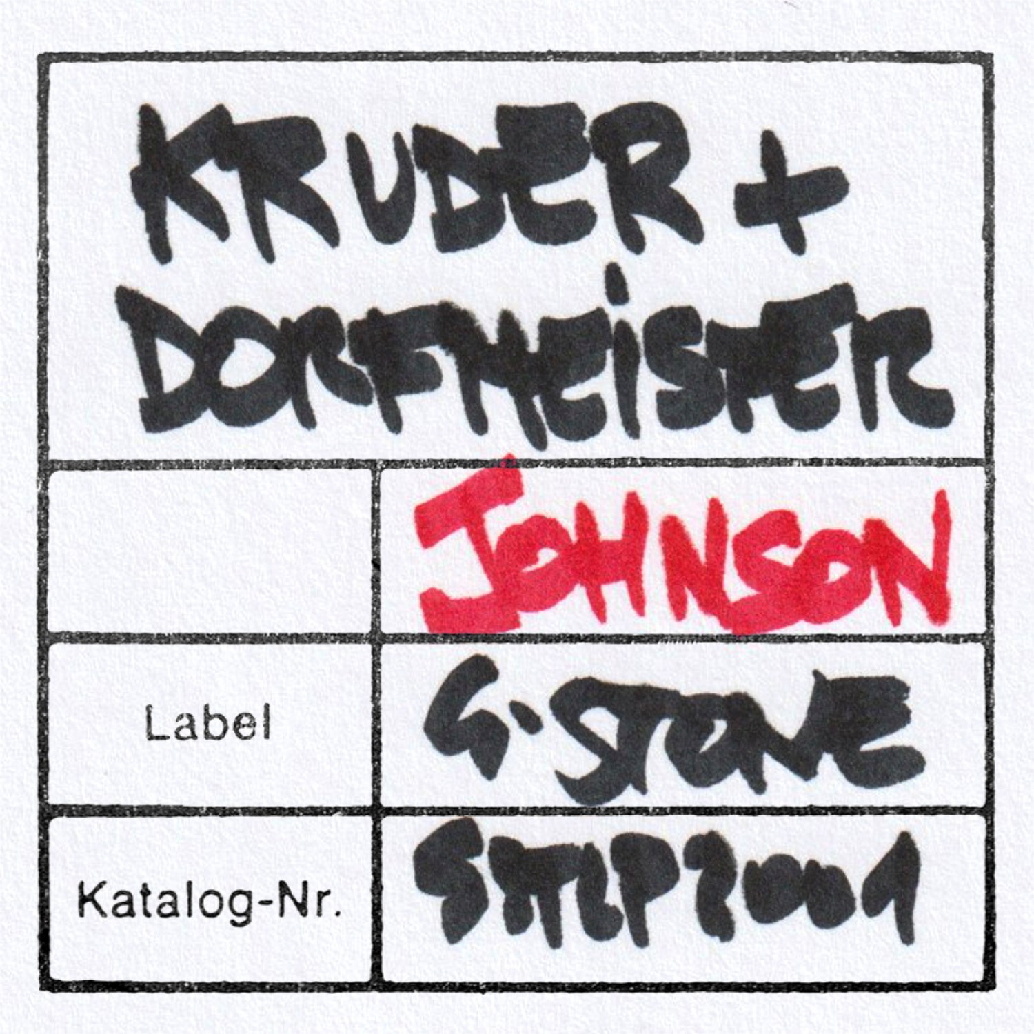 Kruder & Dorfmeisters Lost Album in den Startlöchern - "1995" | Heute starten wir mit der Single Johnson