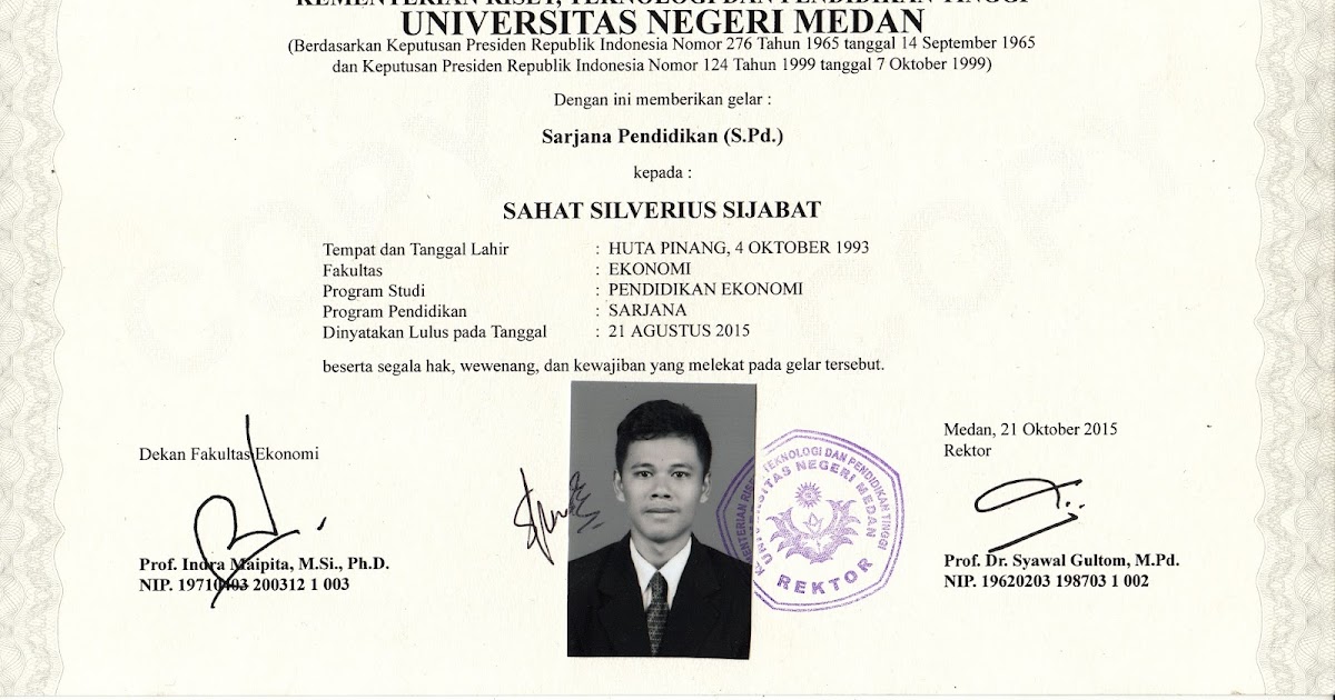 Contoh Ijazah S1 Akuntansi Dan Transkrip Nilai Temukan Contoh
