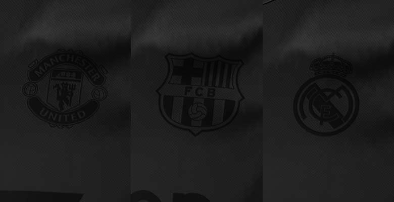 Nike & Adidas Barcelona, Manchester United & Real Madrid 'Black Pack'  Concept Kits - Footy Headlines