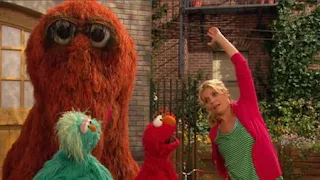 Elmo, Rosita, Gina, Snuffy, Sesame Street Episode 4321 Lifting Snuffy season 43